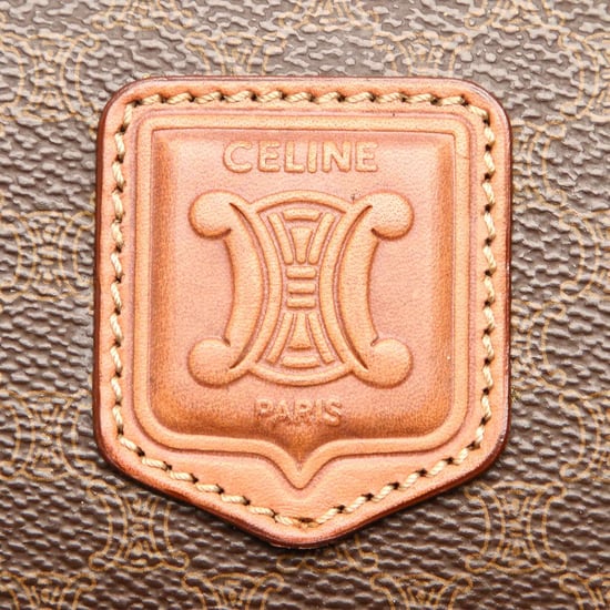 Vintage Celine Macadam Travel Bag Brown - Image 5