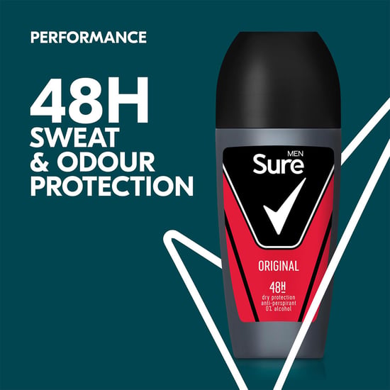 Sure Men Original Anti-perspirant 48H Dry Protection Roll-On Deodorant, 3x50ml