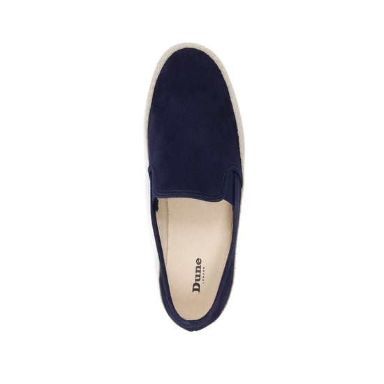 Dune Mens FRANSISCO Suede Plimsolls - Image 4