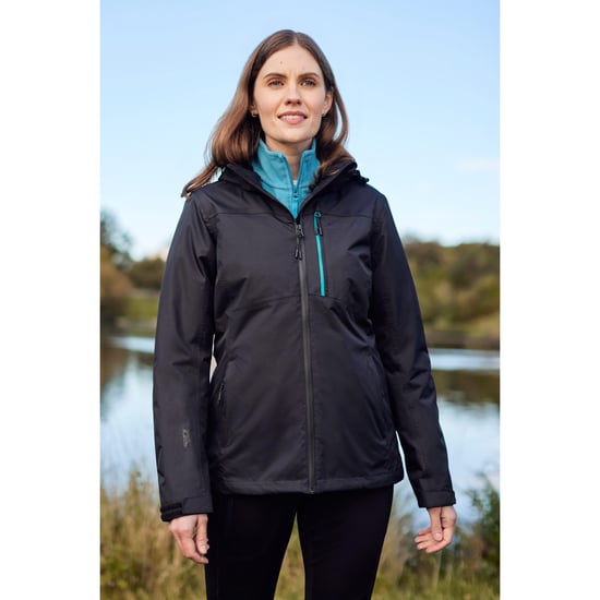 Mountain Warehouse Dames/Dames Rainforest II Extreme Waterdichte Jas (Jet Zwart) - Image 1