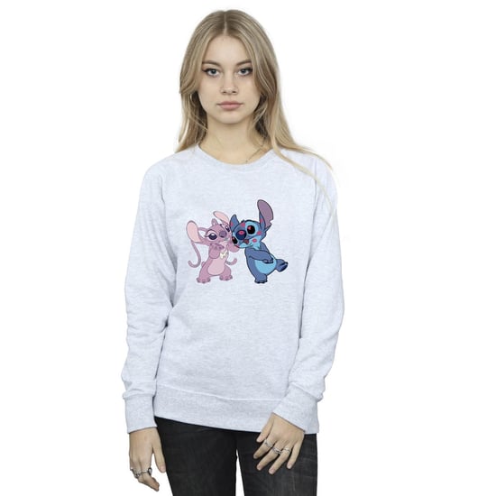 Disney Dames/Dames Lilo & Stitch Kisses Sweatshirt (Sportgrijs) - Image 2