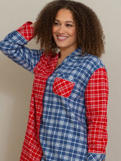 Kite Clothing Cosmore Flannel Check Nightshirt