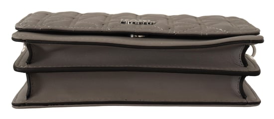 Karl Lagerfeld Women's Light Grey Leather Crossbody Bag - Image 5