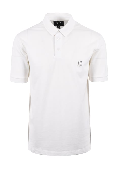 Armani Exchange Regular Polo Shirt Off White - Image 1