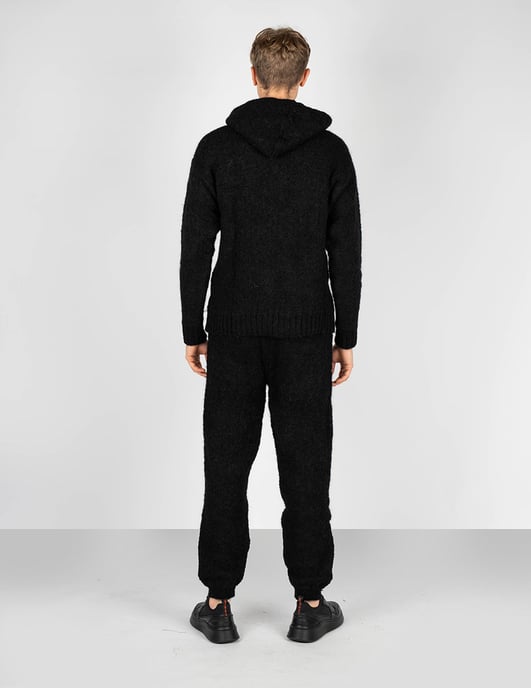 Takeshy Kurosawa Trousers Boucle Men's Black - Image 4