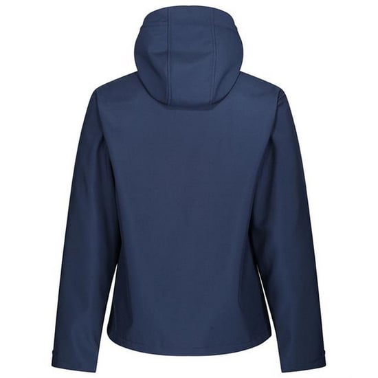 Regatta Mens Venturer Hooded Soft Shell Jacket (Navy/French Blue)