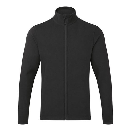 Premier Heren Recyclight Microfleece Full Zip Jas (Zwart) - Image 1