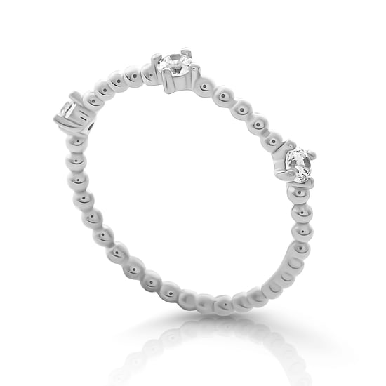 Orphelia 'Sparkle' Dames 925 Sterling Zilveren Ring - Zilver ZR-7530 - Image 2