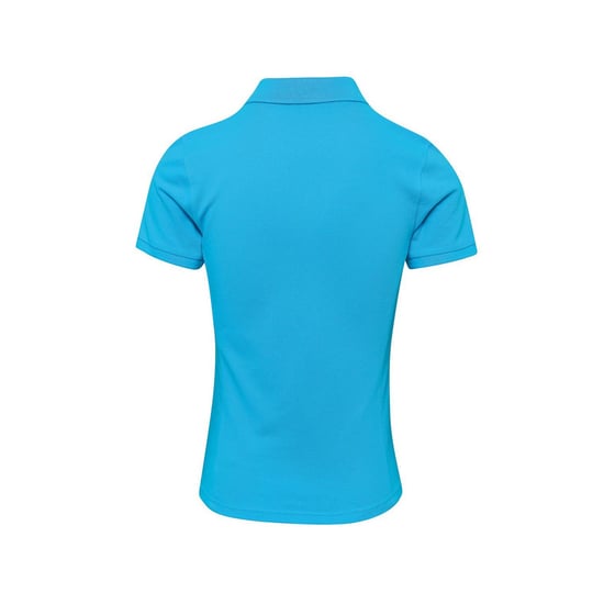 Premier Dames/Dames Coolchecker Plus Poloshirt (Turquoise) - Image 2