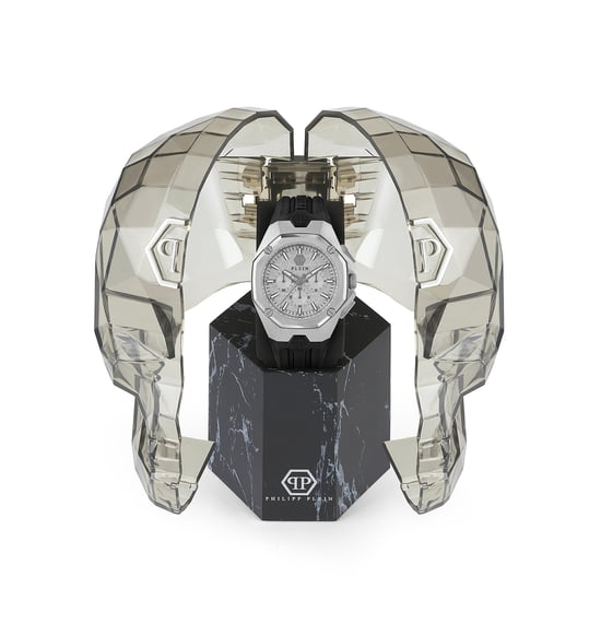 Philipp Plein Octagon Men's Black Watch PWTBA0123 - Image 4