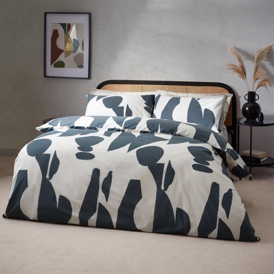 Hoem Meta Abstract Cotton Rich Duvet Cover Set - Image 1