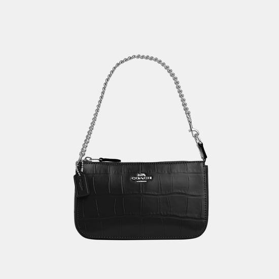 Nolita 19 with Chain in Crocodile-Embossed Leather Bag - Image 1