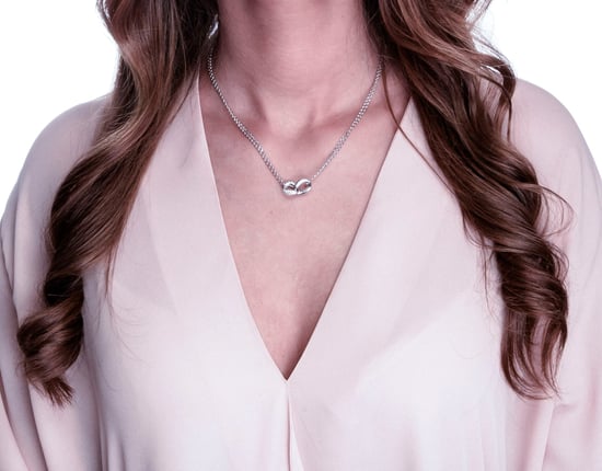 Orphelia Dames 925 Sterling Zilveren Ketting - Zilver ZK-7176 - Image 4