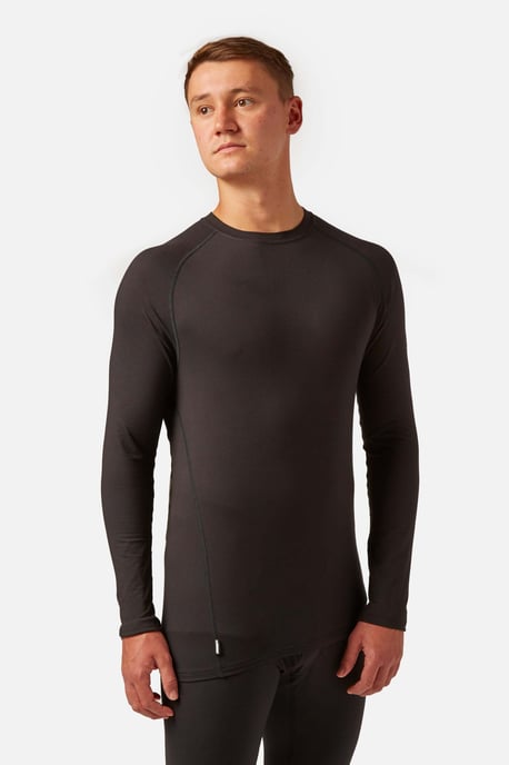 Bodyfit Crew Neck Baselayer Black