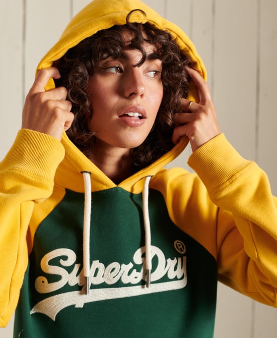 Superdry Vintage Logo American Classic Raglan Hoodie