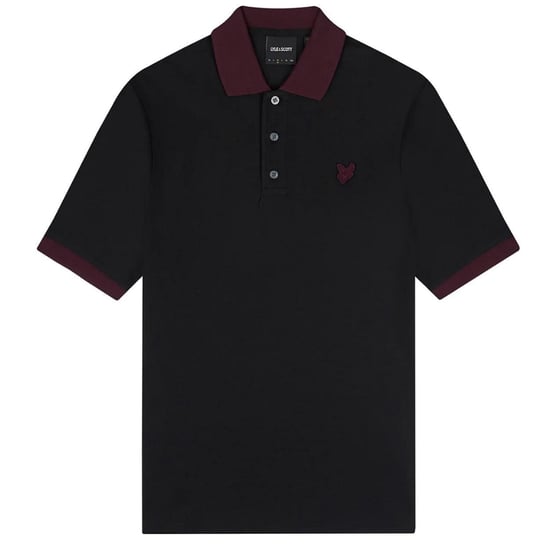 Lyle & Scott Ringer gitzwart poloshirt - Image 1