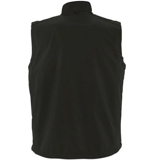 SOLS Mens Rallye Soft Shell Bodywarmer Jacket (Black) - Image 2