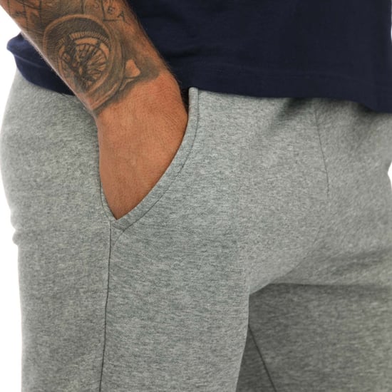 Men's Puma Essentials Logo Sweatpants in Grey