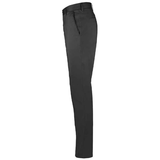 SOLS Mens Jared Stretch Slim Suit Trousers (Black) - Image 2