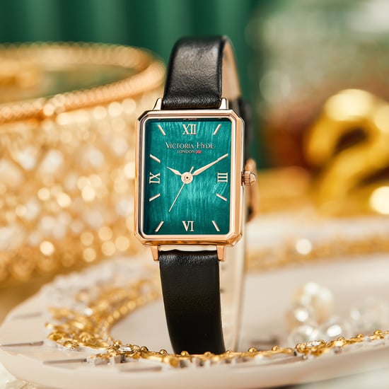 Victoria Hyde Watch Hampton in Black Green - Image 2