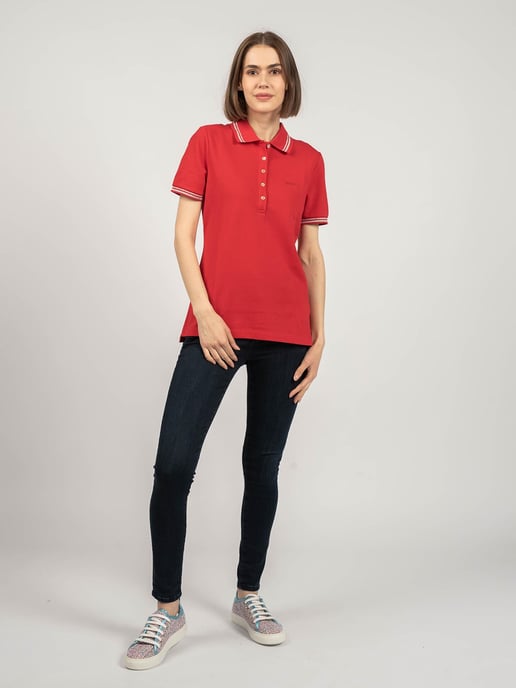 Geox Polo shirt Sustin Woman's Red