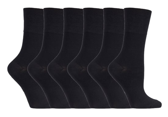 Sock Shop Gentle Grip - 6 Pairs Ladies Non Elastic Bamboo Socks - SOLRM31 - Image 1