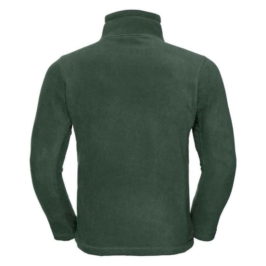 Russell Mens Zip Neck Outdoor Fleece Top (Bottle Green) - Image 2