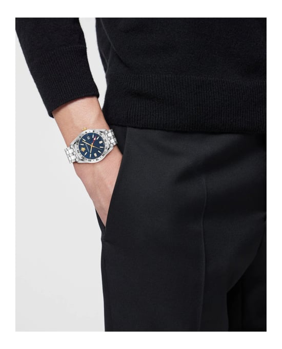 Versace Greca Time Gmt Men's Silver Watch VE7C00523 - Image 3