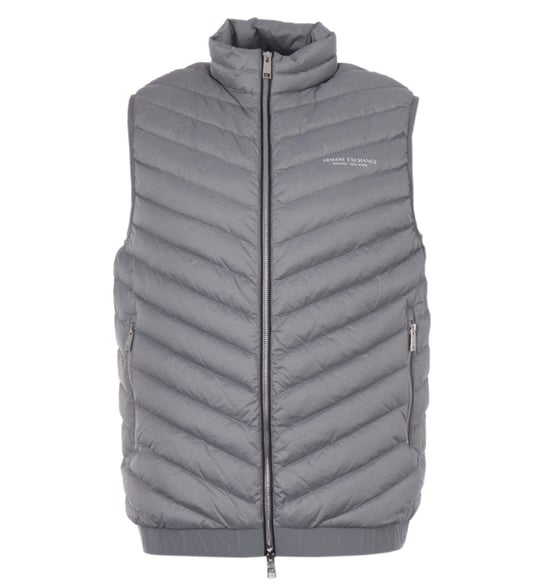 Armani Exchange Opvouwbare Dons Gilets - Grijs - Image 1