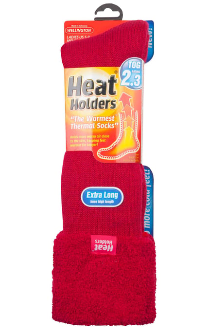 Heat Holders - Ladies Thermal Wellington Boot Socks in 7 colours - Image 2