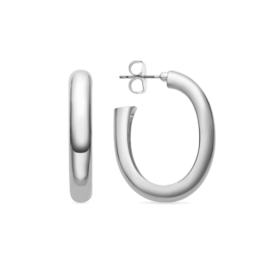 Luxenter rhodium plated earrings - Hewcar