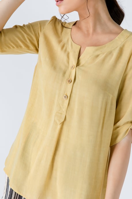 Linen Look Blouse - Image 5