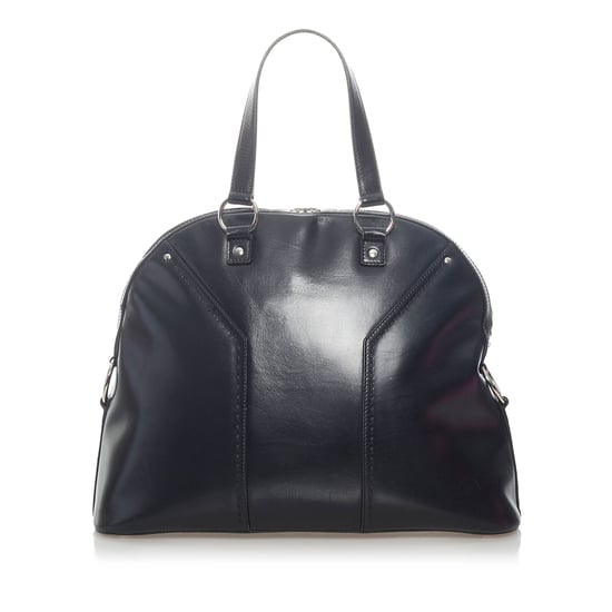 Vintage YSL Muse Leather Handbag Black - Image 3