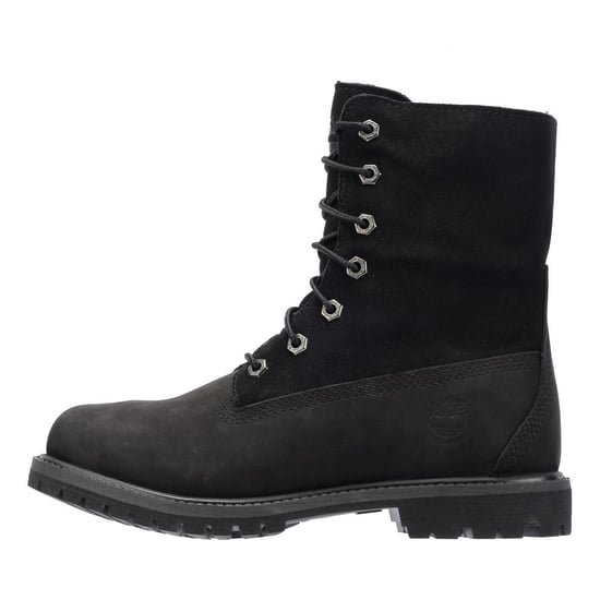 Timberland Warm Lined Waterproof Leather Women's Black Boots - Image 6