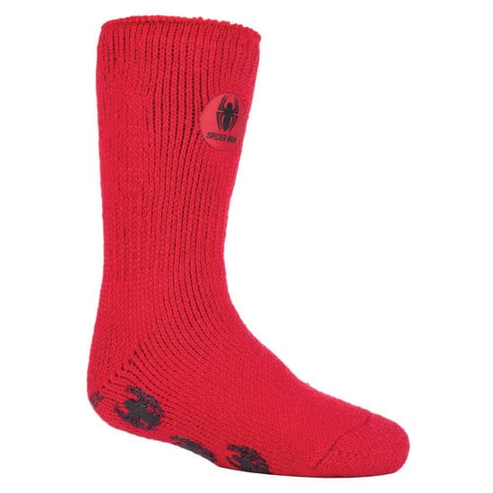 Värmehållare - Barnkaraktär halkfria 2.3 TOG vintervarma termiska toffelsockor med grepp - Spiderman - Image 1