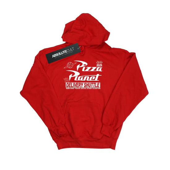 Disney Mens Toy Story Pizza Planet Logo Hoodie (Red) - Image 1