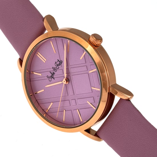 Sophie and Freda Budapest Leather-Band Watch