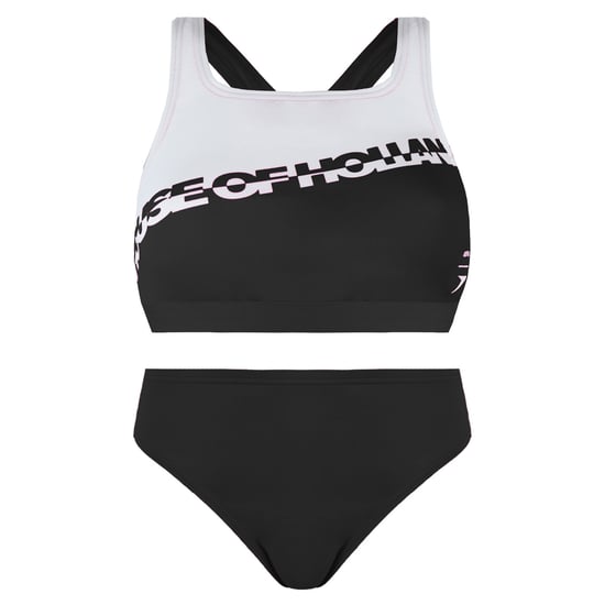 Speedo Printed House Of Holland BlackWhite Women Two Pieces Swimsuit 8 121933503 - Image 1