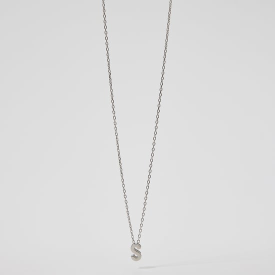 Luxenter Sterling Silver 925 rodiumpläterat halsband - Alfabet - Image 2