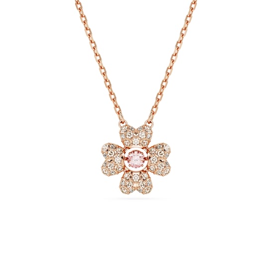 Swarovski 'Idyllia' Women's Gold Plated Metal Necklace - Rose 5674211 - Image 1