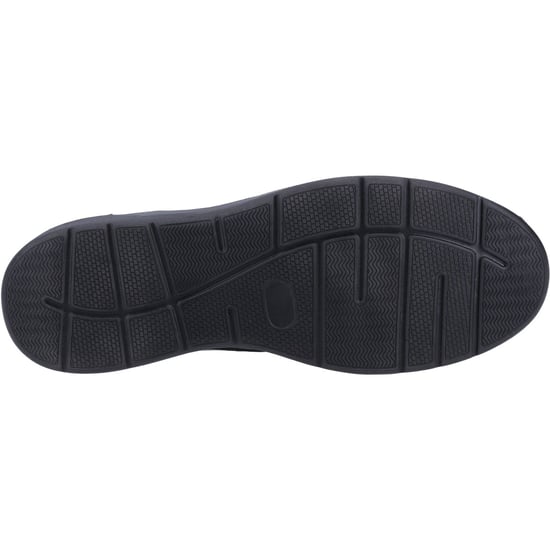 Hush Puppies Marco Leer Heren Zwart Veterschoenen - Image 3