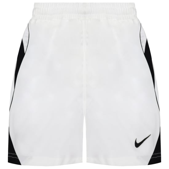 Nike Stretch Waist White/Black Graphic Logo Boys Shorts 217258 100