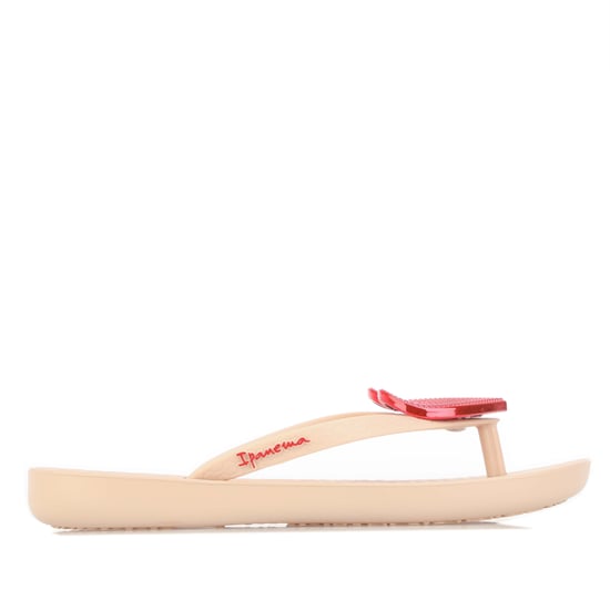 Girl's Ipanema Maxi Hear Beach Shoe in Blush