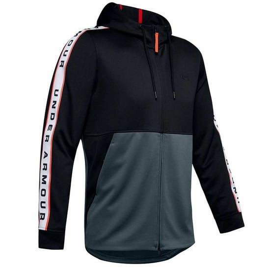 Under Armour Long Sleeve Zip Up Colourblock Mens Track Jacket - Image 1