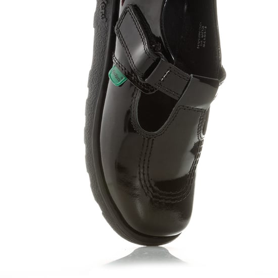 Girl's Kickers Children Fragma T-Bar Patent Shoes in Black - Image 6