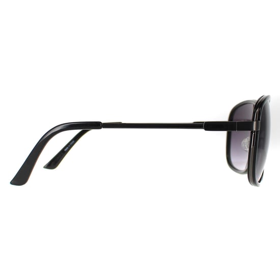 Guess Aviator Mens Shiny Black Smoke Gradient GF0216