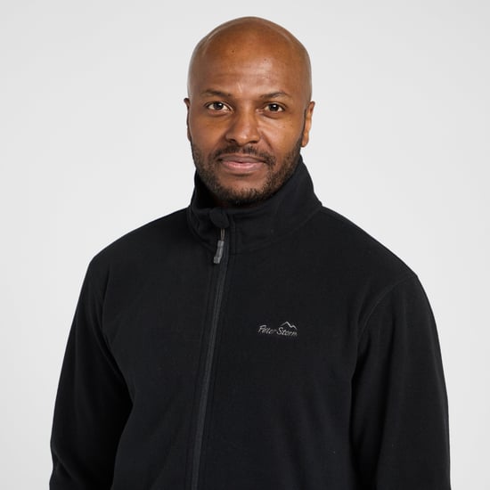 Peter Storm Men's Bracken Full Zip Recycled Polyester Fleece, Walking & Hiking Mid-layer