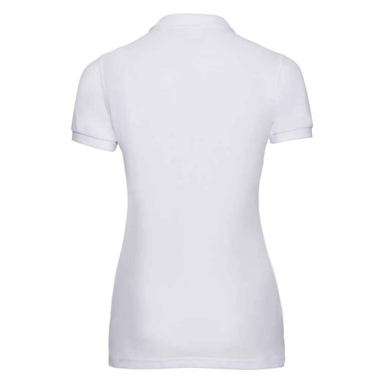 Russell Dames/Dames Piqué Stretch Poloshirt (Wit) - Image 2
