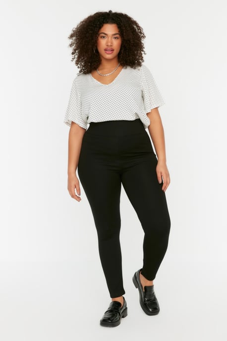 Trendyol Dam Hög Midja Skinny Plus Size Leggings - Image 3