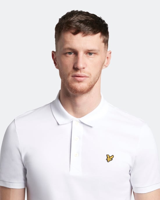 Lyle & Scott Gewoon poloshirt in Wit - Image 4
